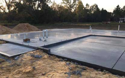 concrete foundations