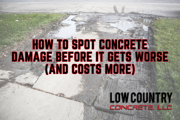 How to Spot Concrete Damage Before It Gets Worse (and Costs More)