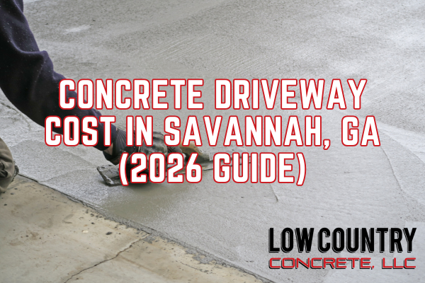 Concrete Driveway Cost in Savannah, GA (2026 Guide)