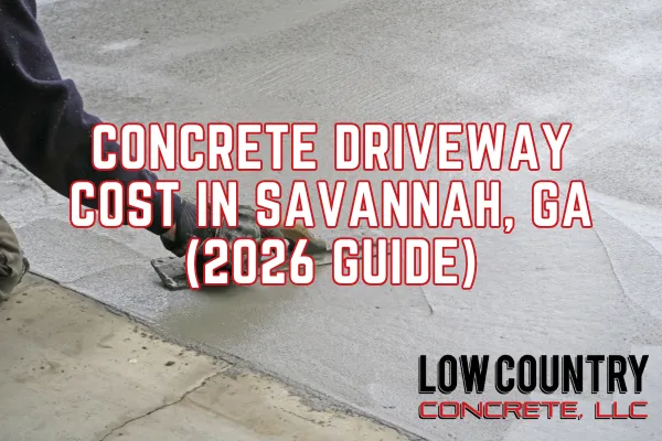 Concrete Driveway Cost in Savannah, GA (2026 Guide)